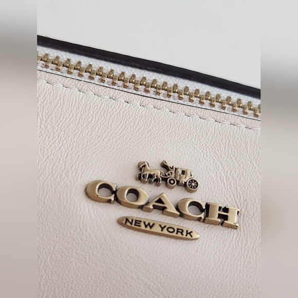 Coach Nolita Mini Barrel Bag In Chalk White - Picture 11 of 16
